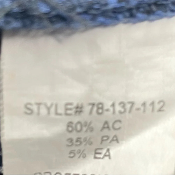 ALICE + OLIVIA PARSLEY PRINT BLUE CAPRI TROUSERS SIZE 2 - Picture 6 of 8